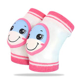 Baby Crawling Anti-Slip Knee pads (Cute Fish Pink)